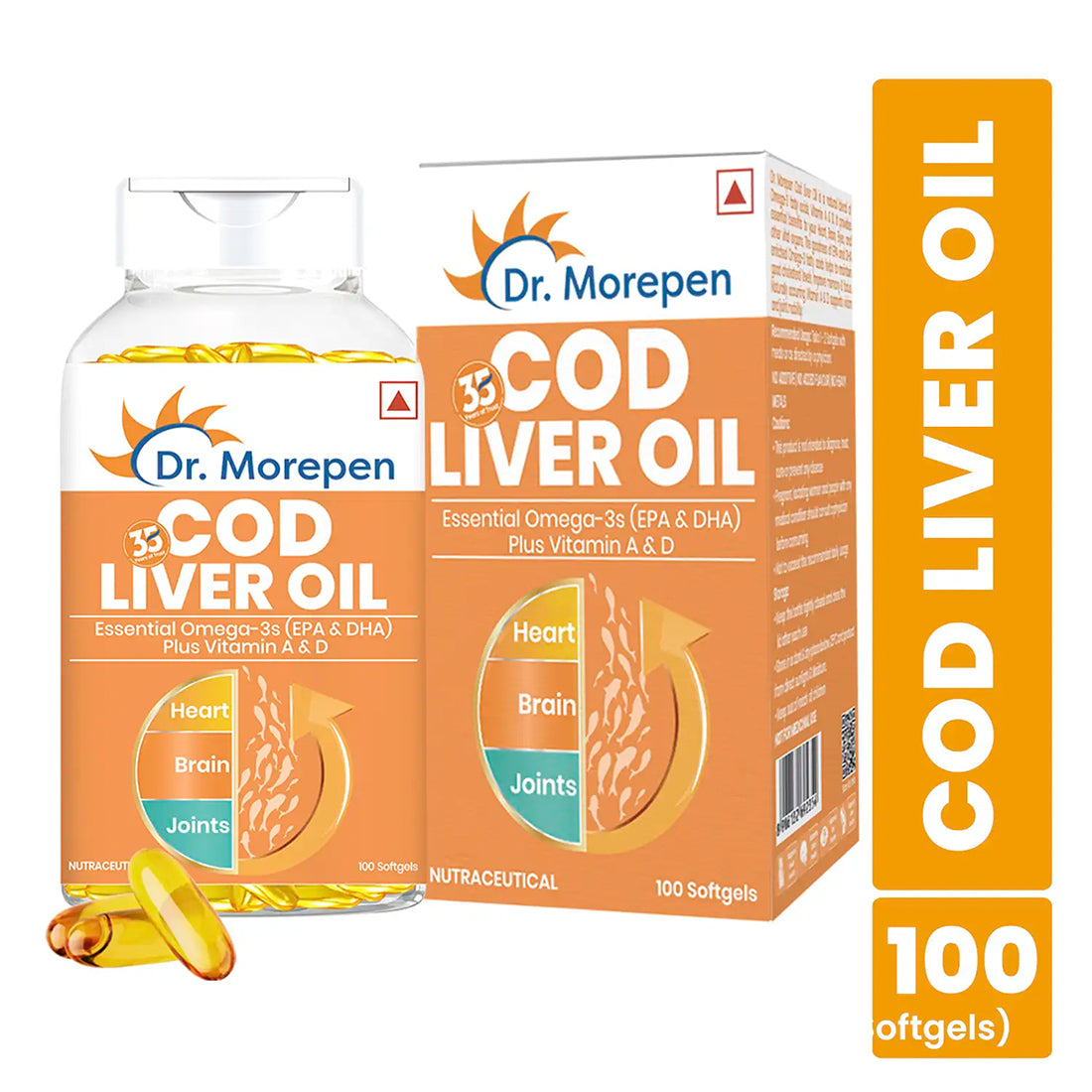 Dr. Morepen Cod Liver Oil Softgels