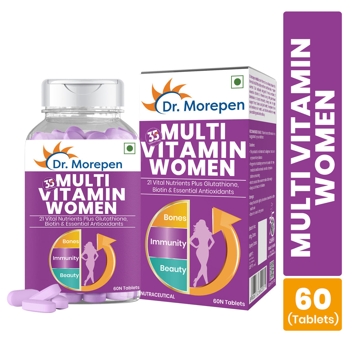 Dr. Morepen Multi-Vitamin Tablets For Women