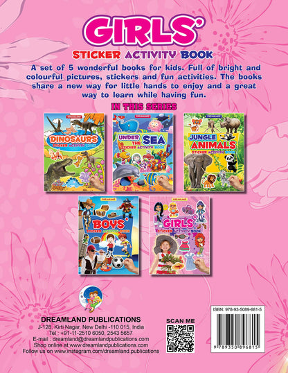 Dreamland Sticker Activity Book - Girls