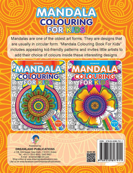 Dreamland Mandala Colouring for Kids- Book 1