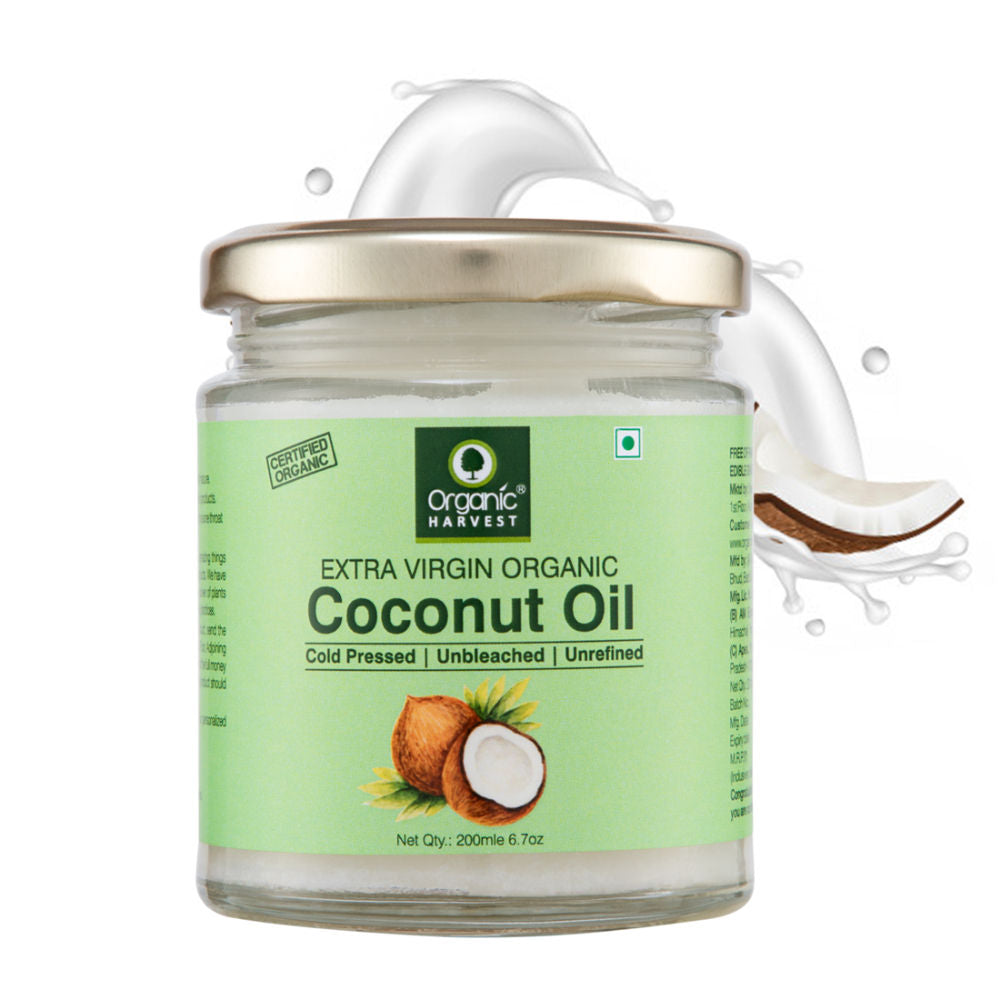 Organic Harvest Extra Virgin Organic Coconut Oil Cold Pressed