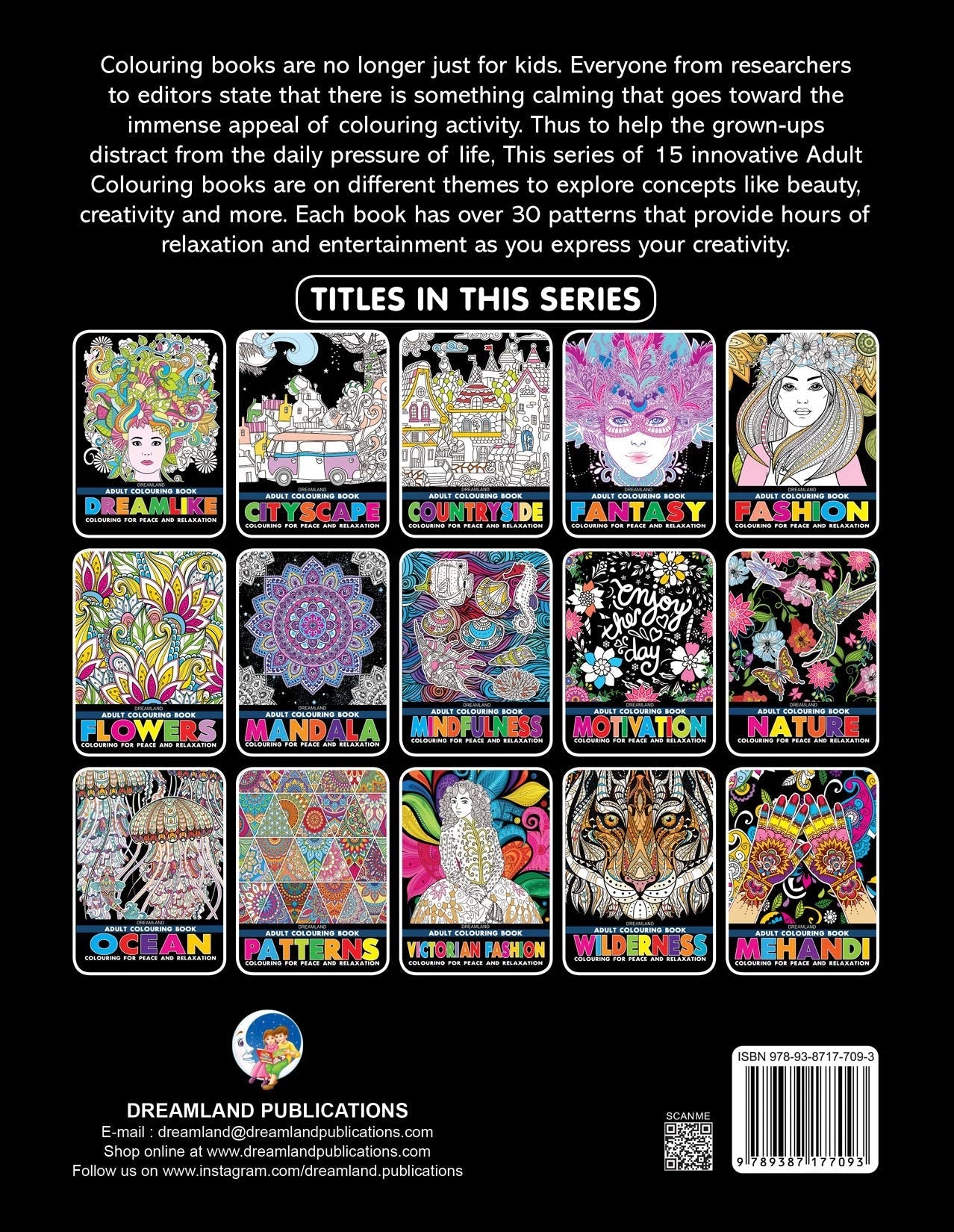 Dreamland Dreamlike- Colouring Book for Adults