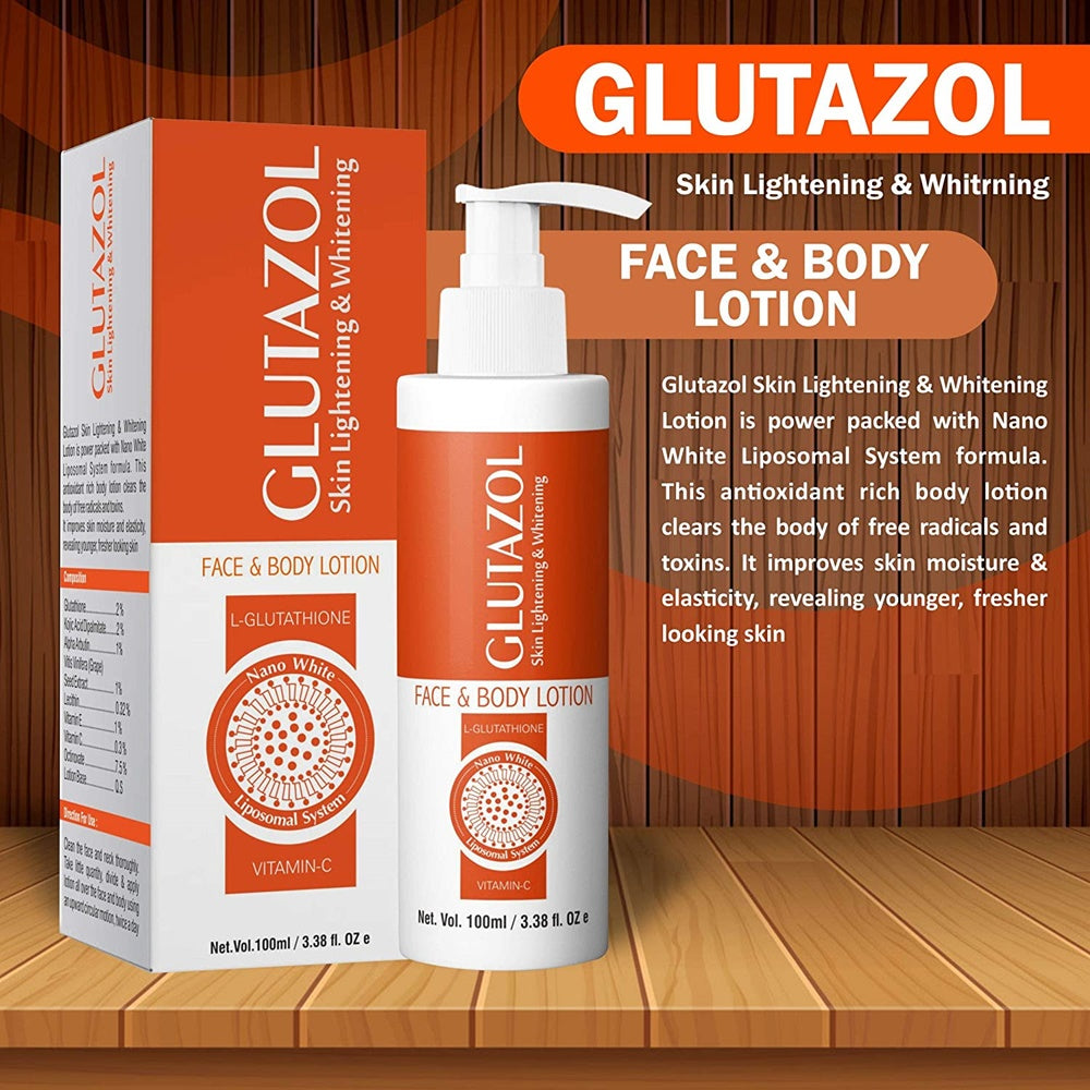 Glutazol Skin Lightening & Whitening Face & Body Lotion