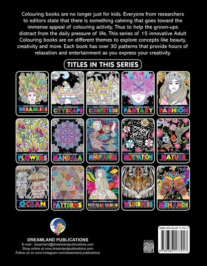 Dreamland Mandala- Colouring Book for Adults