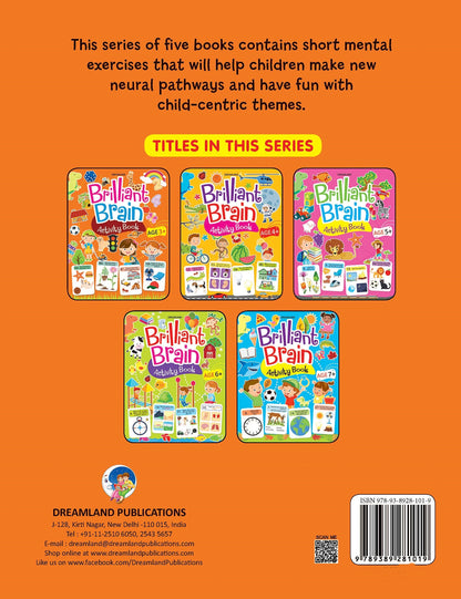 Dreamland Brilliant Brain Activity Book 3+