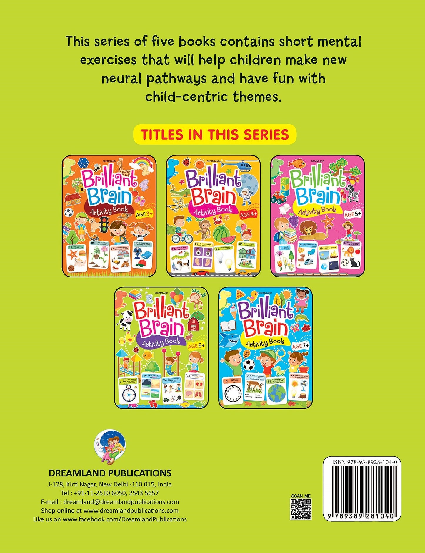 Dreamland Brilliant Brain Activity Book 6+