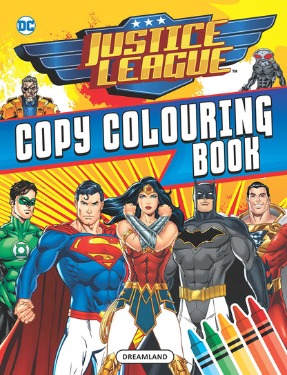 Dreamland Justice League Copy Colouring Book