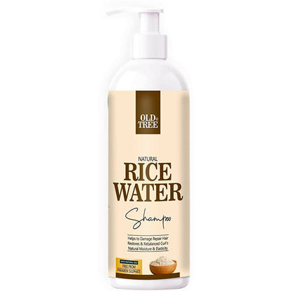 Old Tree Rice Water Shampoo for Damage Repair Hair - BUDEN