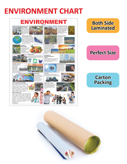 Dreamland Publications Educational Chart for Kids - Environment