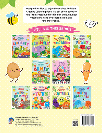 Dreamland Creative Colouring Book - Vegetables