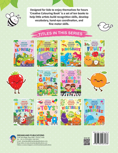 Dreamland Creative Colouring Book - Fruits