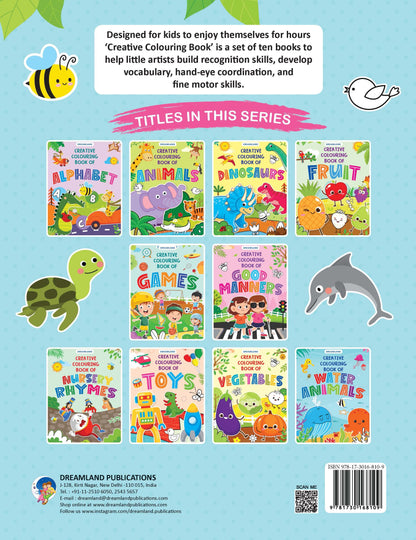 Dreamland Creative Colouring Book - Water Animals