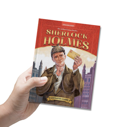 Dreamland Publications Sherlock Holmes- Illustrated Abridged Classics for Children with Practice Questions : Children Classic Fiction Book