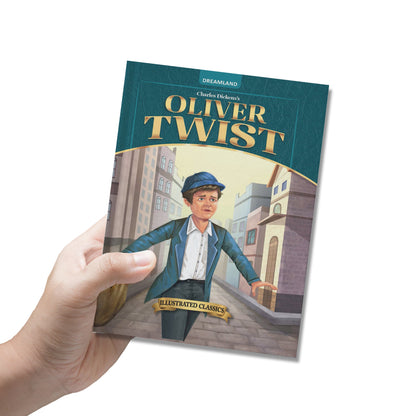 Dreamland Publications Oliver Twist- Illustrated Abridged Classics for Children with Practice Questions : Children Classic Fiction Book