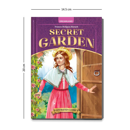 Dreamland Publications Secret Garden- Illustrated Abridged Classics for Children with Practice Questions : Children Classic Fiction Book