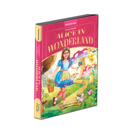 Dreamland Publications Alice in Wonderland- Illustrated Abridged Classics for Children with Practice Questions : Children Classic Fiction Book