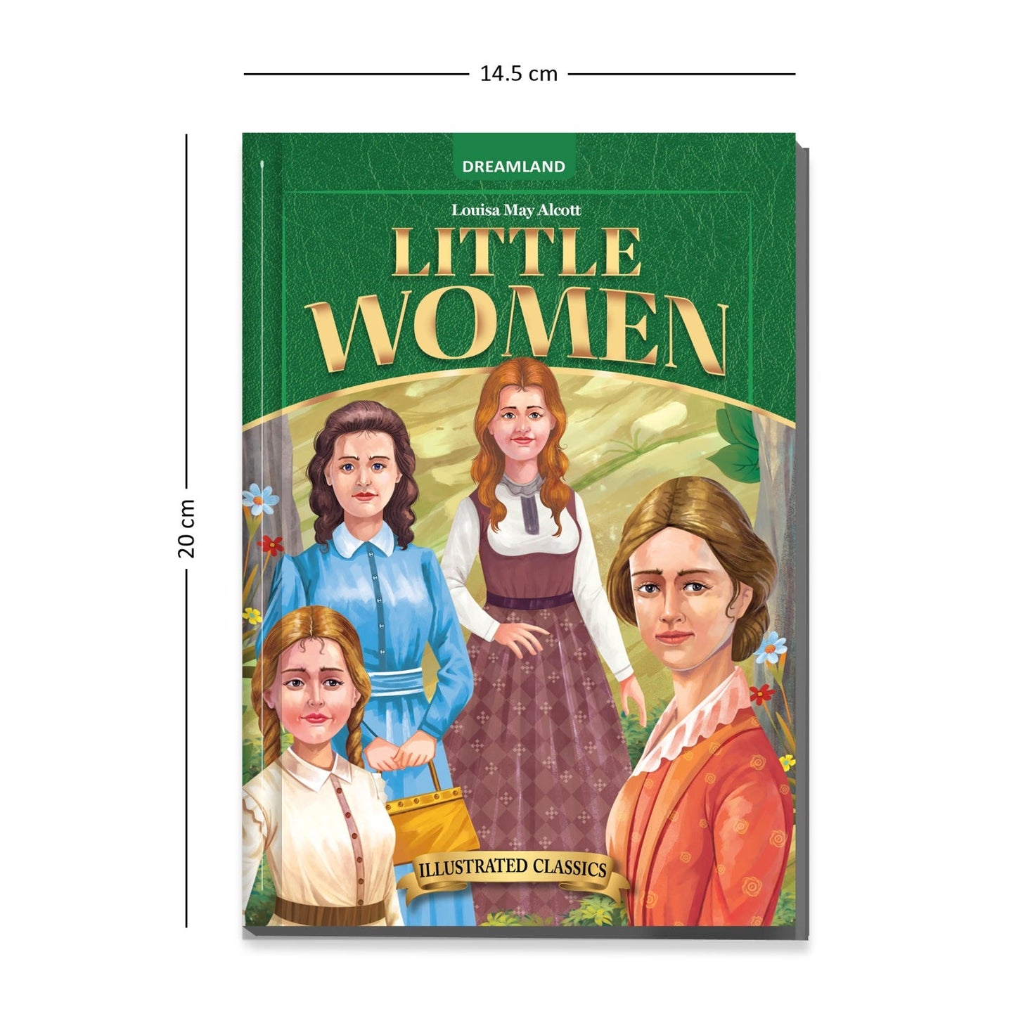 Dreamland Publications Little Woman- Illustrated Abridged Classics for Children with Practice Questions : Children Classic Fiction Book