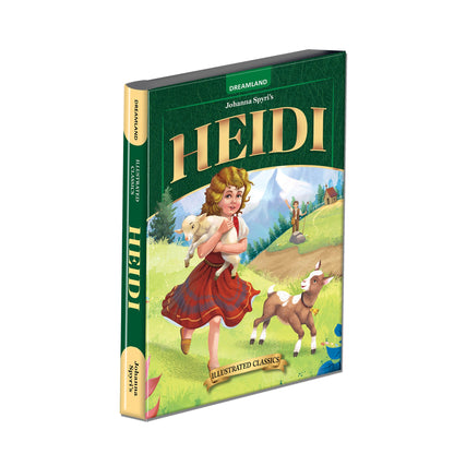 Dreamland Publications Heidi- Illustrated Abridged Classics for Children with Practice Questions : Children Classic Fiction Book