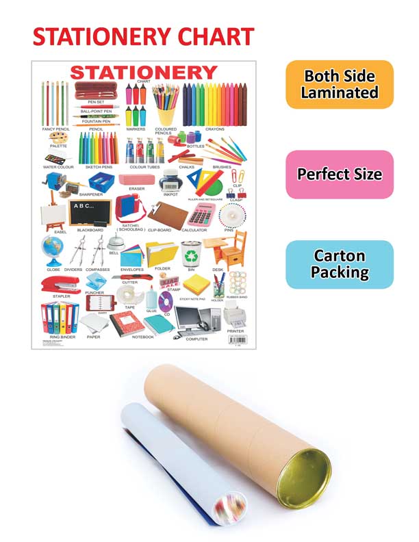 Dreamland Publications Educational Chart for Kids - Stationery