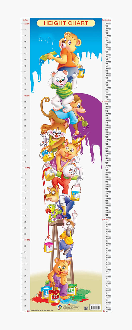 Dreamland Publications Educational Chart for Kids - Height Chart - 4 -  buy in usa 