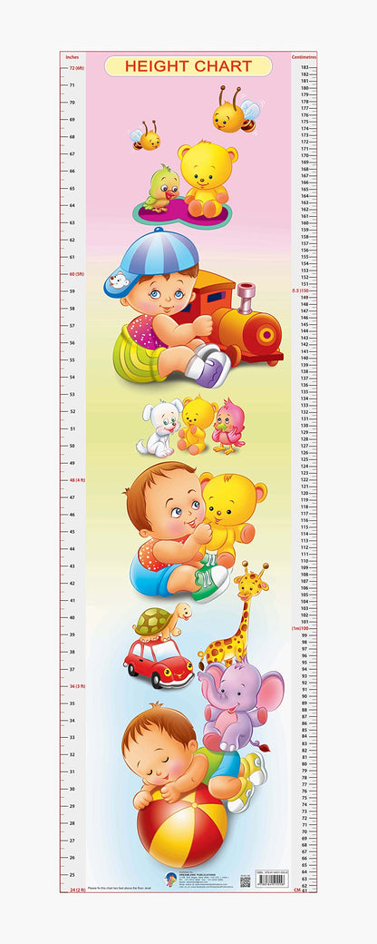 Dreamland Publications Educational Chart for Kids - Height Chart - 5 -  buy in usa 