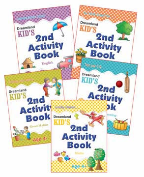 Dreamland Kid's 2nd Activity Age 4+ - Pack (5 Titles) -  buy in usa 