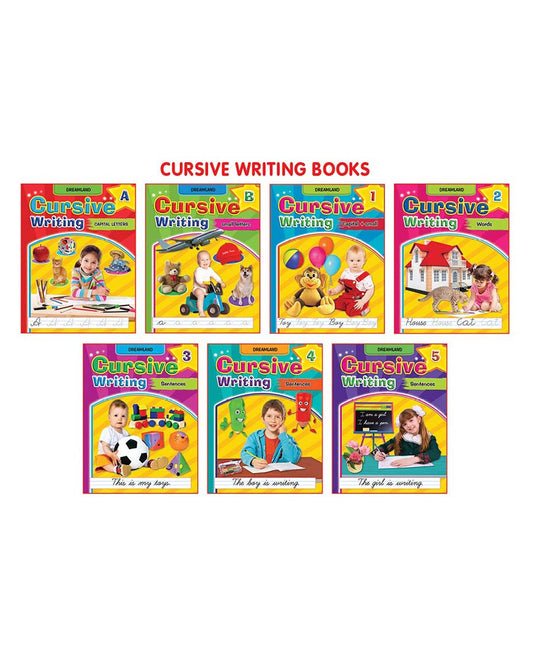 Dreamland Cursive Writing Book - Pack (7 Titles) -  buy in usa 