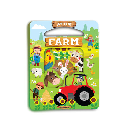 Dreamland Publications Die Cut Window Board Book - At the Farm -  buy in usa 