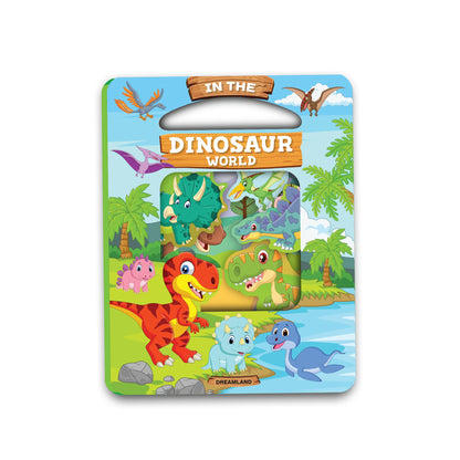 Dreamland Publications Die Cut Window Board Book - In the Dinosaurs World for Kids -  buy in usa 