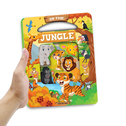 Dreamland Publications Die Cut Window Board Book - In the Jungle