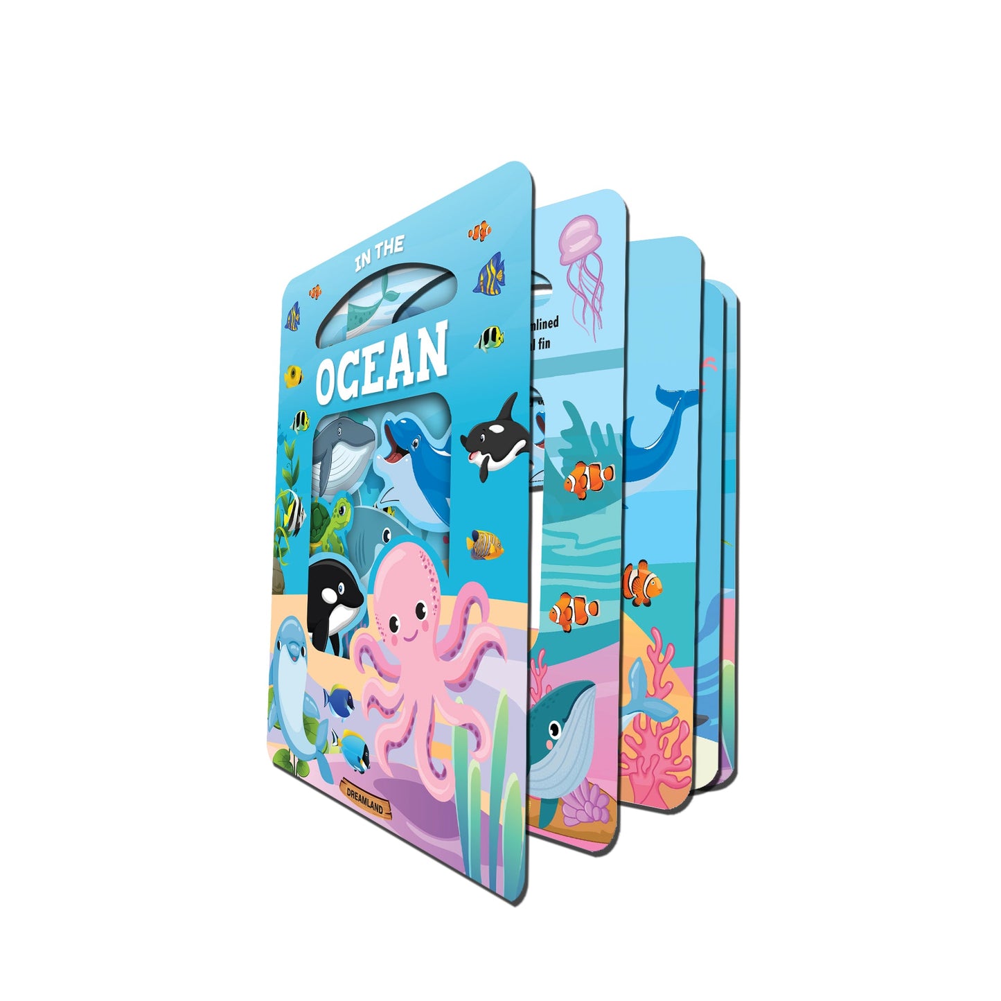 Dreamland Publications Die Cut Window Board Book - In the Ocean