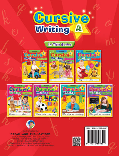 Dreamland Cursive Writing Book (Capital Letters) Part A