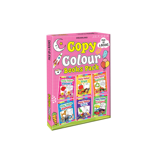 Dreamland Copy Colour Book - 1 to 6 (Pack)