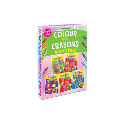 Dreamland Colour With Crayons - 1 to 5 (Pack)