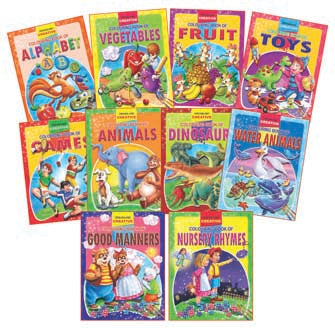 Dreamland Creative Colouring book - 10 titles (Pack) -  buy in usa 