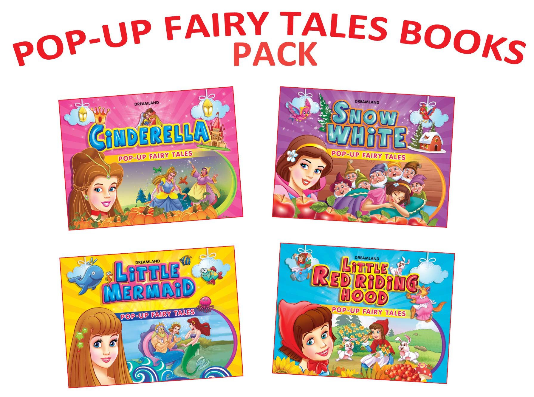 Dreamland Pop Up Fairy Tales Pack-1 (4 titles) -  buy in usa 