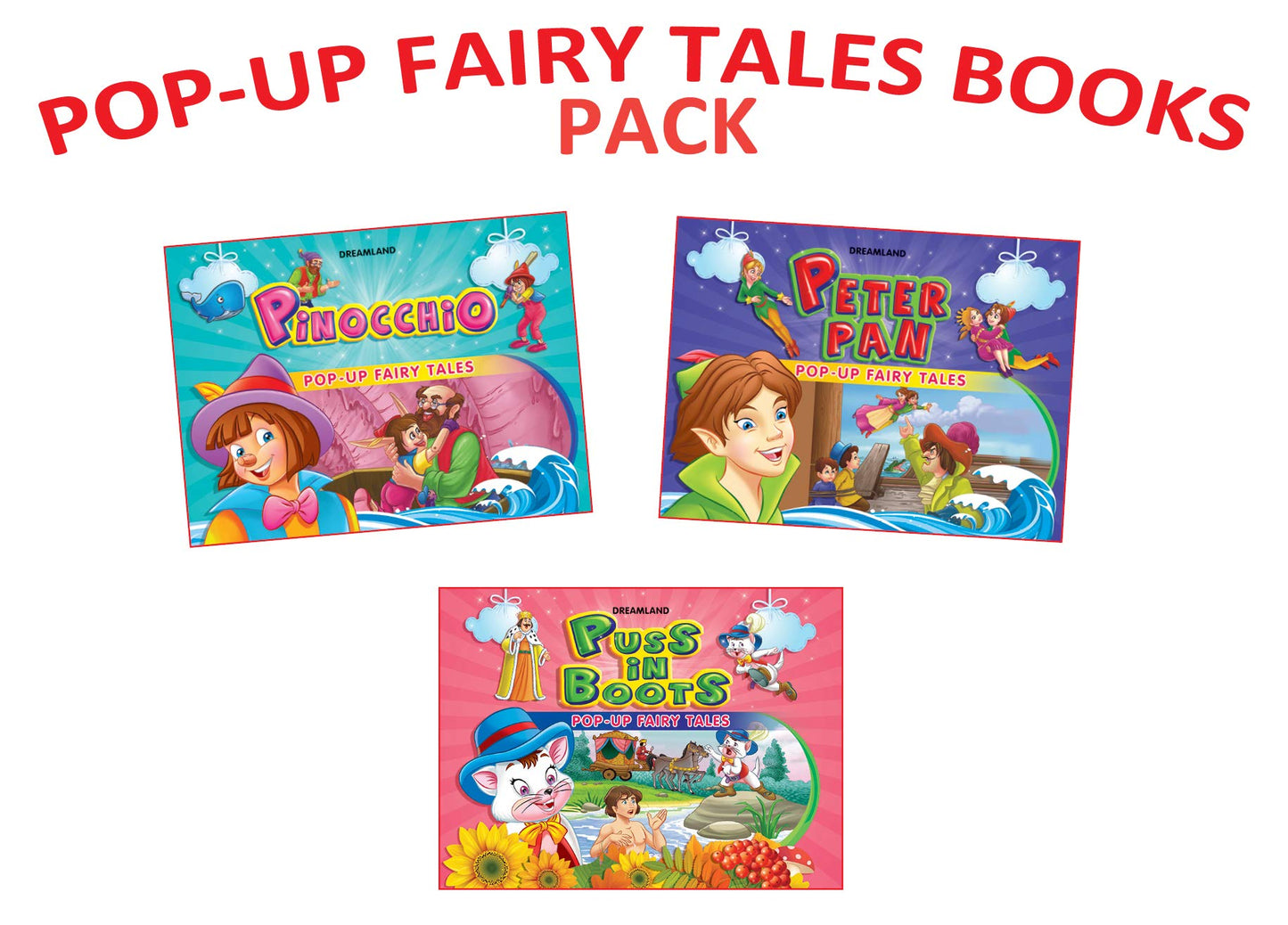 Dreamland Pop Up Fairy Tales Pack-3 (3 titles) -  buy in usa 