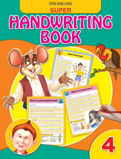 Dreamland Super Hand Writing Book Part - 4 -  buy in usa 