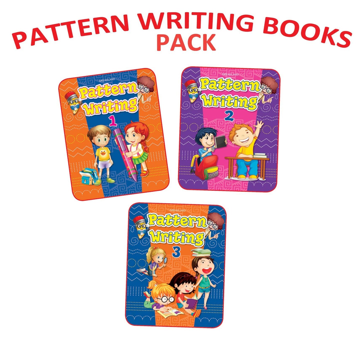Dreamland Pattern Writing Book Combo For Kids
