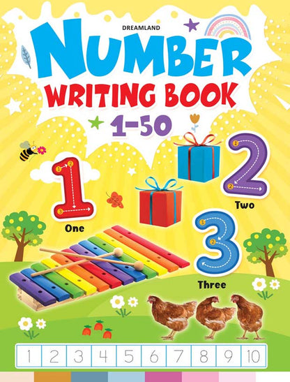 Dreamland Number Writing Book 1-50 -  buy in usa 