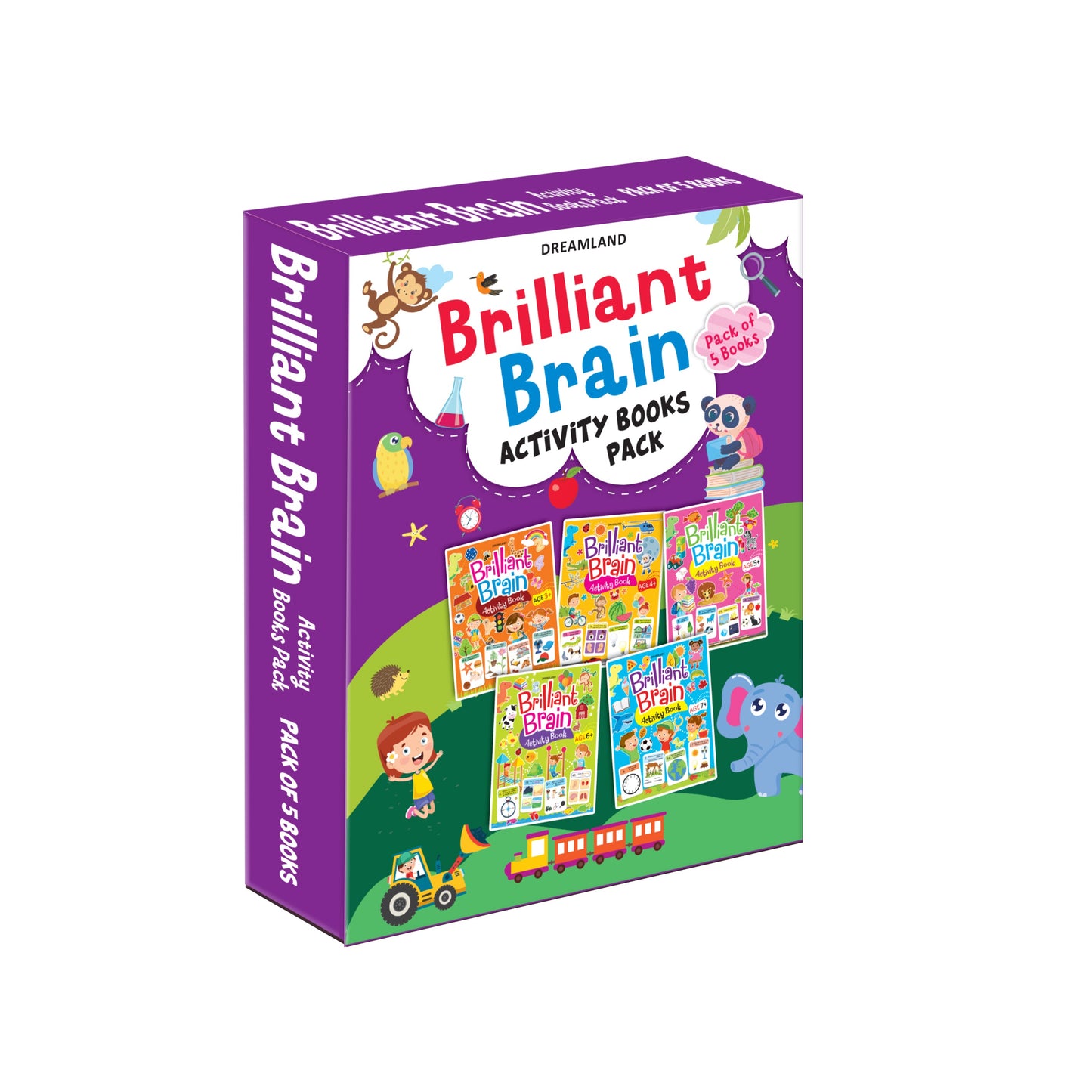 Dreamland Brilliant Brain Activity Books - 5 Titles)