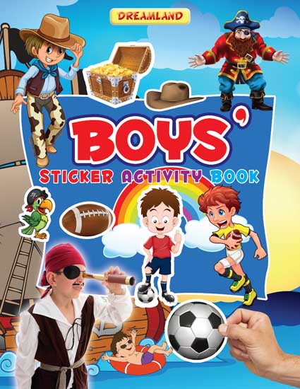 Dreamland Sticker Activity Book - Boys -  buy in usa 