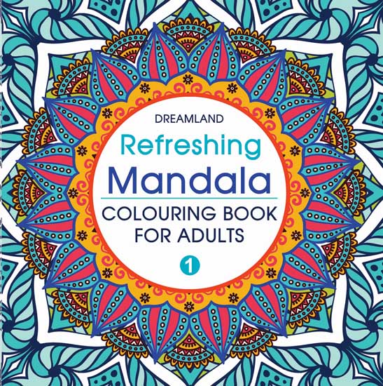 Dreamland Refreshing Mandala- Colouring Book for Adults Book 1 -  buy in usa 