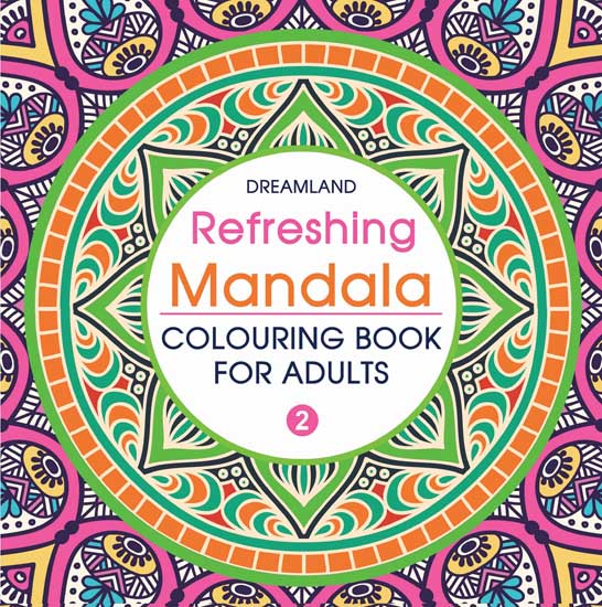 Dreamland Refreshing Mandala- Colouring Book for Adults Book 2 -  buy in usa 