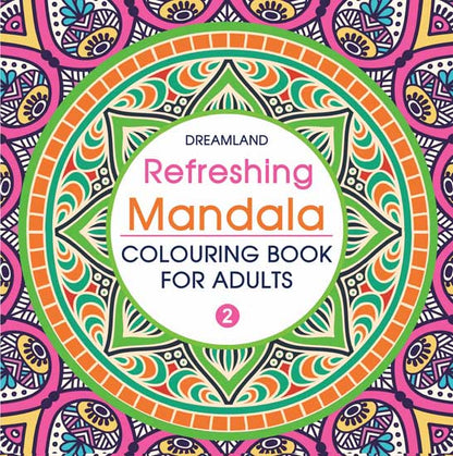 Dreamland Refreshing Mandala- Colouring Book for Adults Book 2 -  buy in usa 