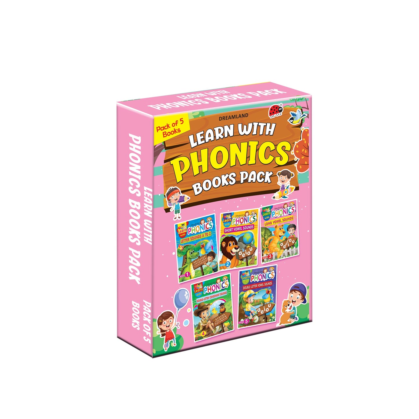 Dreamland Learn With Phonics Book - Pack (5 Titles)