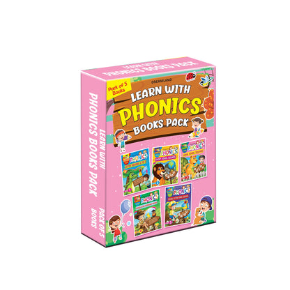 Dreamland Learn With Phonics Book - Pack (5 Titles)