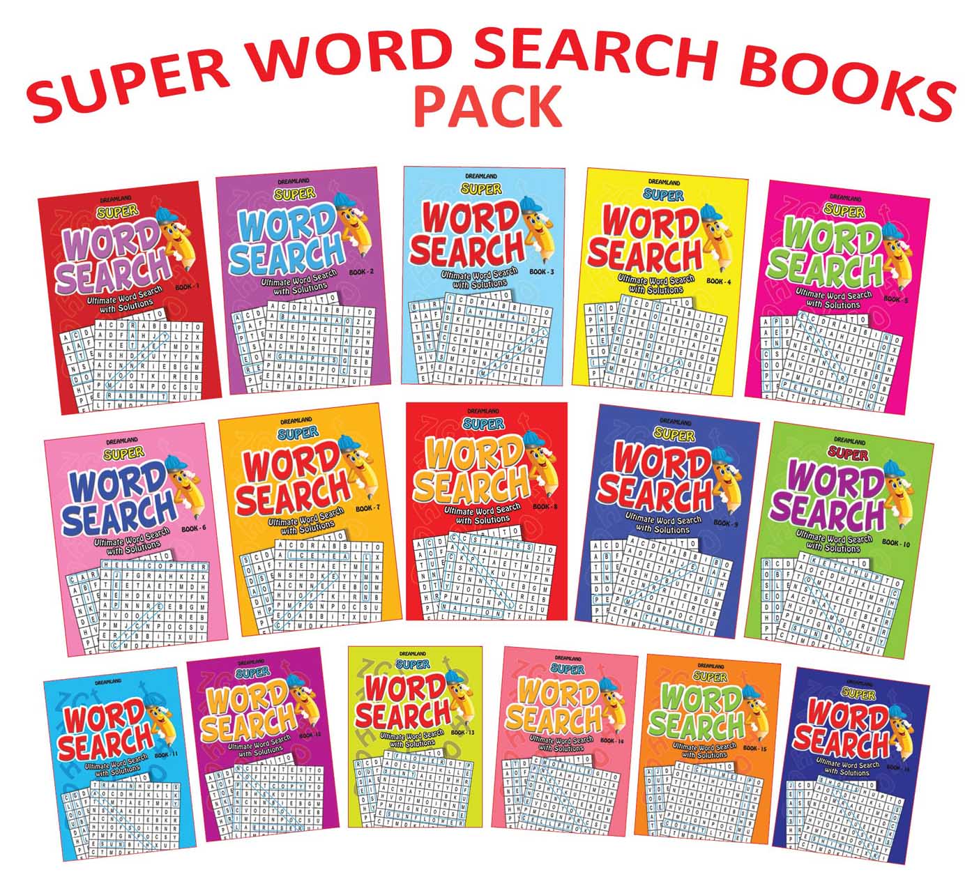 Dreamland Super Word Search Part - Pack (16 Titles) -  buy in usa 