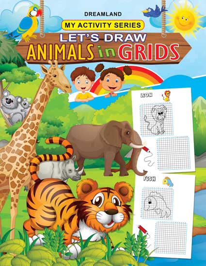 Dreamland My Activity- Let's Draw Animals in Grids -  buy in usa 