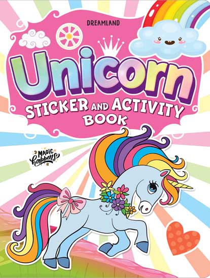 Dreamland My Magical Unicorn Sticker and Activity Book for Children Age 3 - 8 Years - With Bright Stickers to Decorate -  buy in usa 